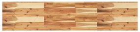 Ράφια Κρεμαστά 2 Τεμ. 120x30x4εκ. Φινίρισμα Λαδιού Μασίφ Ακακία - Καφέ
