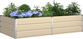 vidaXL Γλάστρα Ελεφαντόδοντο 195 x 100 x 45 εκ Επικαλυμμένος Χάλυβας