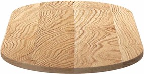 vidaXL Επιτραπέζια επιφάνεια 100x50x2 cm μασίφ ξύλο δρυς οβάλ