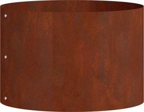 vidaXL Δακτύλιος γλάστρας Σκ rusty 30 x 30 x 20 cm