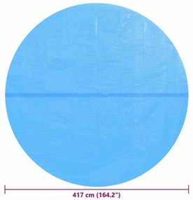 vidaXL Κάλυμμα Πισίνας Μπλε 417 εκ. από Πολυαιθυλένιο