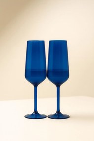 Champagne Glass Set (2 Pieces) TYRAKLE571 Blue