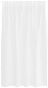 vidaXL Κουρτίνες με κουρτίνες 2 pcs Λευκό 140x140εκ Πολυεστέρας
