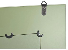 Τοίχο καθρέφτη DKD Home Decor Κόκκινο Πράσινο Χρυσό Ανατολικó 70 x 2 x 90,5 cm