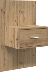 vidaXL Κεφαλή κρεβατιού με κομοδίνο 3 pcs Artisan Oak