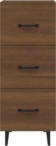 vidaXL Ντουλάπι Καφέ Δρυς 34,5 x 34 x 90 εκ. Επεξεργασμένο Ξύλο