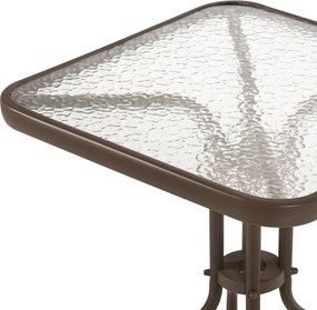 ΣΕΤ ΤΡΑΠΕΖΑΡΙΑ 3ΤΜΧ ΚΑΡΕΚΛΕΣ ΚΑΙ ΤΡΑΠΕΖΙ 60x60 HM5183.02