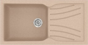 Sanitec Classic 324 (100×50) - Γρανιτένιος νεροχύτης - Granite SAND