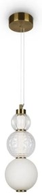 Κρεμαστό Φωτιστικό Οροφής LED 16W Collar Χρυσό 3000K P069PL-L16G3K MAYTONI-P069PL-L16G3K-Χρυσό P069PL-L16G3K