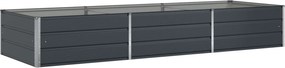 vidaXL Γλάστρα Ανθρακί 290 x 100 x 45 εκ Επικαλυμμένος Χάλυβας