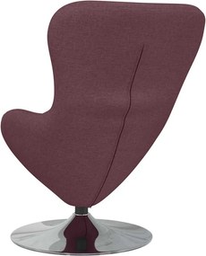 vidaXL Κάθισμα-αυγό Μοβ 63 x 73 x 90 εκ ύφασμα