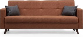 3-Seat Sofa-Bed Polya - Tile Red Tile Red