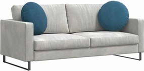 vidaXL Μαξιλάρια καθισμάτων 2 pcs Μπλε Ø50 x 19 εκ Βελούδο