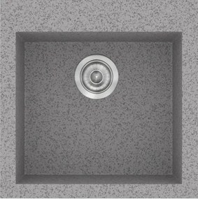 Kitchen Sink Sanitec Classic 339 Inset 50x50 cm Granite Grey