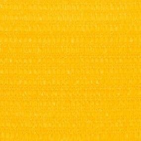 vidaXL Πανί Σκίασης Ορθογώνιο Κίτρινο 4x5 μ. HDPE 160 γρ./μ²