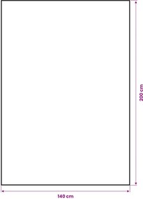 vidaXL Τραβέρσα από γιούτα Φυσικό 140 x 200 cm 100% Γιούτα Τοσσά