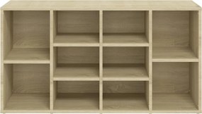vidaXL Παπουτσοθήκη Sonoma Δρυς 103 x 30 x 55 εκ. από Επεξ. Ξύλο