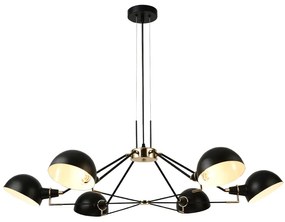 Φωτιστικό Οροφής Πολύφωτο Aca Clotho EG4346P100B Black