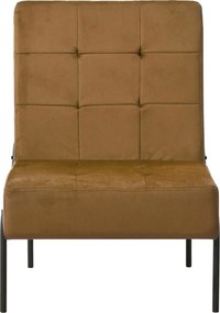 vidaXL Καρέκλα Χαλάρωσης 65 x 79 x 87 Καφέ Βελούδινη