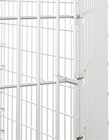 vidaXL Περίφραξη Ζώων Ελεύθερης Βοσκής 6 Πάνελ 54x80 εκ. Γαλβ. Σίδερο