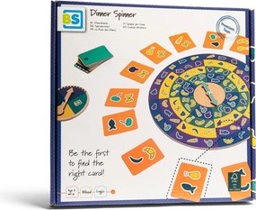 Ξύλινο Επιτραπέζιο Παιχνίδι Bs Toys Dinner Spinner