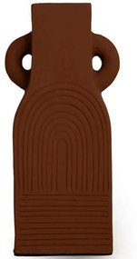 Διακοσμητικό Βάζο Dorus 0750006 17,5x10,5x32cm Terracotta Soulworks Πηλός