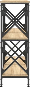 vidaXL Τραπέζι Κονσόλα Sonoma Δρυς 100 x 28 x 80,5 εκ. Επεξεργ. Ξύλο