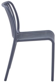 Καρέκλα CONVEE C6104.03 Πολυπροπυλενίου Γκρί 48x56x79Y εκ. 48x56x79 εκ.