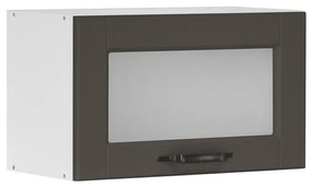 MATIS Επιτοίχιο ντουλάπι βιτρίνα κουζίνας Contempo VH60/36S Γκρι MatisKVH6036S65