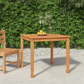 vidaXL Τραπεζαρία Κήπου 85 x 85 x 75 εκ. από Μασίφ Ξύλο Teak