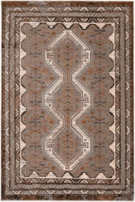 Χαλί Naf Naf Amaro 9381F Brown-Shrink Dark Brown Βιοκαρπέτ 140X200cm