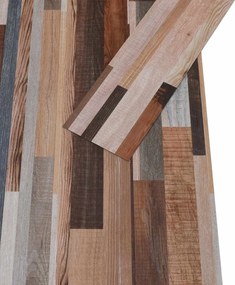 vidaXL Πλάκες Δαπέδου 18 pcs Πολύχρωμο 5,26 τ.μ. PVC