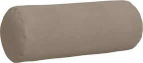 vidaXL Μαξιλάρια Στήριγμα 2 pcs Taupe Ø 25 x 70 cm Ύφασμα Μικροΐνας