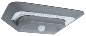 Φωτιστικό Τοίχου Ηλιακό Ghost 6901401337 IP44 Led 4000K 6,4x13,2x24,7cm Silver Grey Lutec