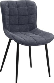 Σετ τραπεζαρία 5τμχ Rubes - Chiara Megapap χρώμα λευκό - ανθρακί Ø100x78εκ.