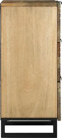 vidaXL Συρτάρι Καφέ 40 x 33 x 75 εκ. Μασίφ ξύλο μάνγκο