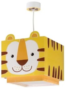 Παιδικό Κρεμαστό Φωτιστικό Οροφής 64562 Tiger Ango Dalber-64562-Κίτρινο 64562