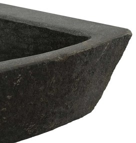 vidaXL Κρεμαστή Γωνιακή Λεκάνη Γκρι (38-45) x (38-45) x 12 εκ.