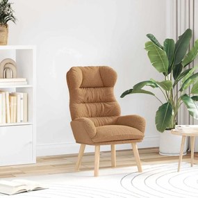 vidaXL Χαλαρωτική Πολυθρόνα Μπεζ από Ίνο Vελούδου