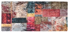 vidaXL Χαλί Πλενόμενο Αντιολισθητικό Πολύχρωμο 80 x 300 εκ. Patchwork