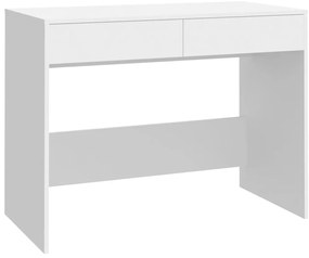 vidaXL Γραφείο Λευκό 101x50x76,5 εκ. από Επεξεργασμένο Ξύλο