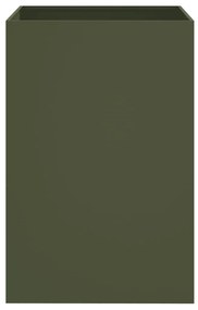 Ζαρντινιέρα Λαδί 52x48x75 εκ. από Χάλυβα Ψυχρής Έλασης - Πράσινο