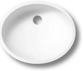 Hanex S-008 N-WHITE Νιπτήρας Μπάνιου Ένθετος Ακρυλικός 460x380x170mm Λευκός