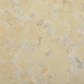 vidaXL Επιφάνεια Τραπεζιού Κρεμ Ø40 x 2,5 εκ. Μαρμάρινη