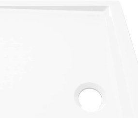 vidaXL Βάση Ντουζιέρας Ορθογώνια Λευκή 70x90 εκ. από ABS