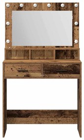 vidaXL Κομοδίνο Παλαιό ξύλο 79 x 41 x 135 cm Επεξεργασμένο ξύλο