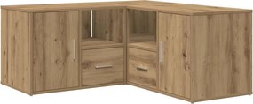 vidaXL Ντουλάπι Γωνιακό Αρτισιανή Δρυς 160x40x45 εκ. από Επεξ. Ξύλο