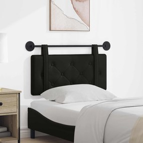 vidaXL Κρεμαστό Κεφαλάρι Επιτοίχιο Μαύρο 80 cm Τεχνητό Δέρμα