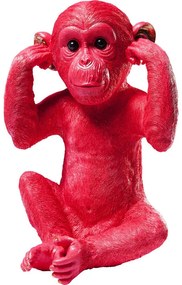Κουμπαράς Monkey Kikazaru Κόκκινος (PL) 24x23x35εκ