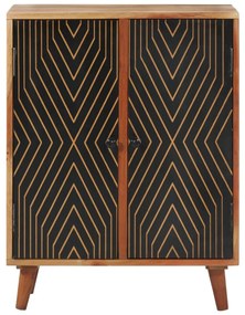 vidaXL Ντουλάπι 60 x 33 x 74 εκ. από Μασίφ Ξύλο Ακακίας